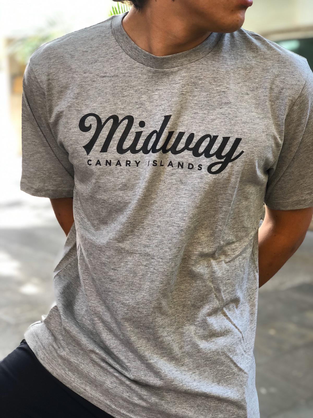 Camiseta Midway BaseBall Logo/Grey/Black Midway Surf